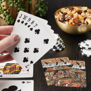 Weihnachtsgeschichte, Christi Geburt von Botticell Spielkarten