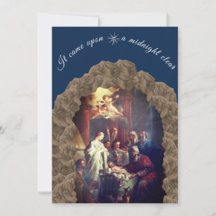 Weihnachtsgeschichte feiertagskarte