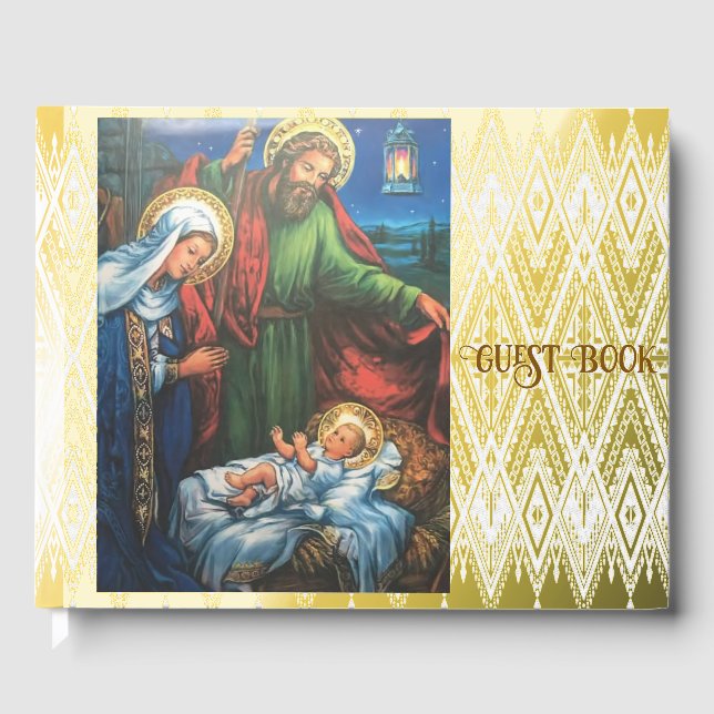 Weihnachtsgeschichte Gästebuch (Vorderseite)