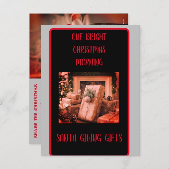 Weihnachtsgeschichte Postkarte (Vorne/Hinten)