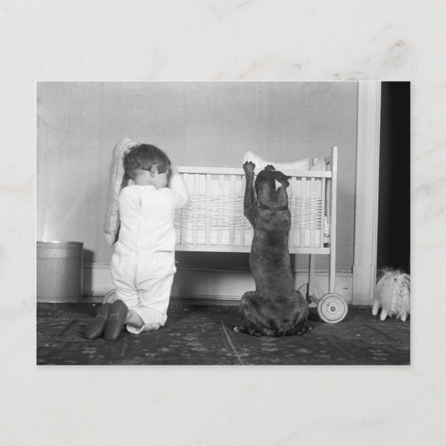 Weihnachtsgeschichte um 1924 feiertagspostkarte (Vorderseite)