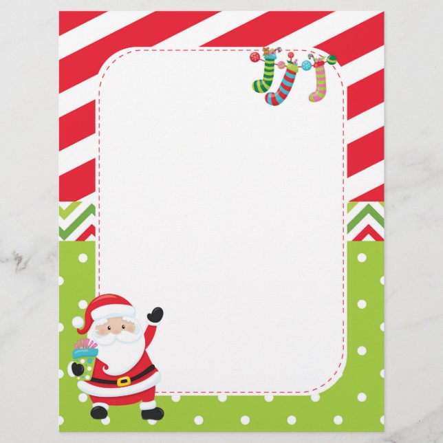 Weihnachtsgeschichten für Brief an den Weihnachtsm Briefbogen (Vorderseite)