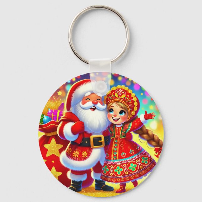 Weihnachtsgeschichten mit Weihnachtsgeschenk Schlüsselanhänger (Vorderseite)