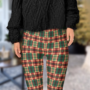 Weihnachtsgeschirr Scheckeffekt Leggings