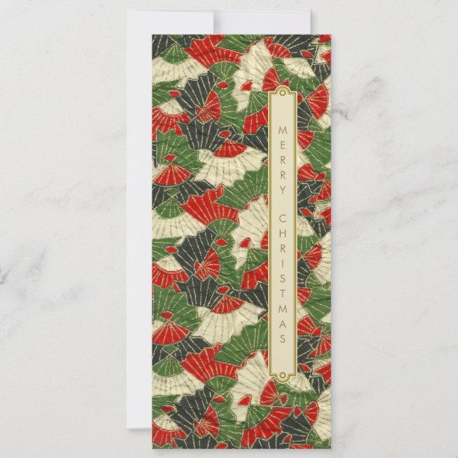 Weihnachtsgeschmack Feiertagskarte (Vorderseite)