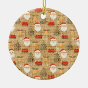 Weihnachtsgeschmack Keramik Ornament