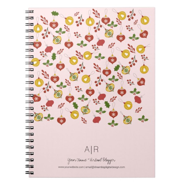 Weihnachtsgeschmack Notizblock (Vorderseite)