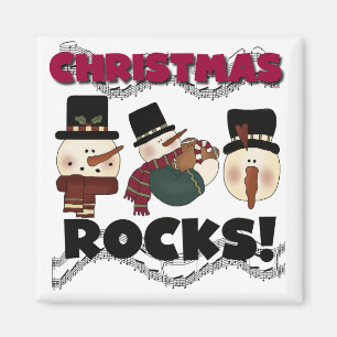 Weihnachtsgesteine - T - Shirt und Geschenke Magnet