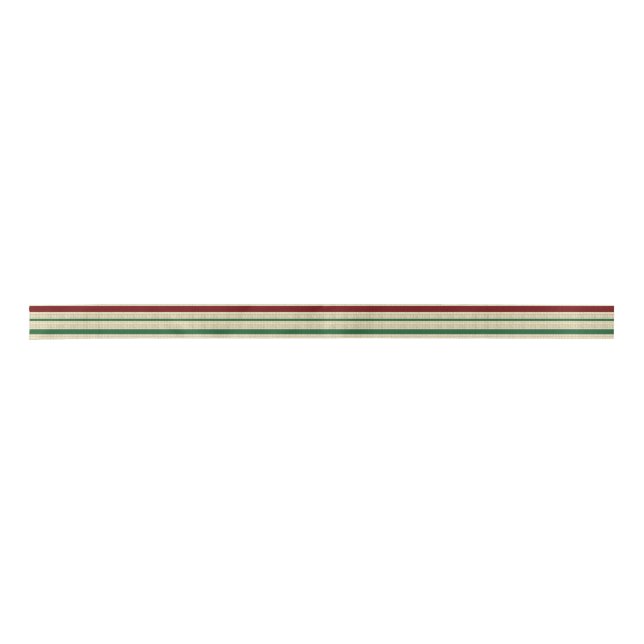 Weihnachtsgestreift Satinband (Vorderseite)