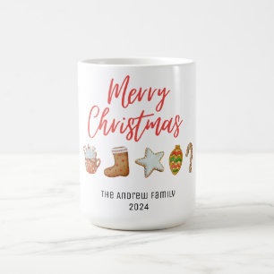 Weihnachtsgetränke im Aquarell Kaffeetasse