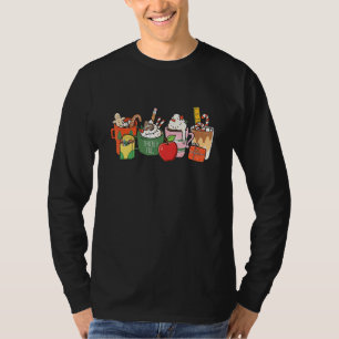 Weihnachtsgetränke Latte Kaffee Heiße Schokolade G T-Shirt
