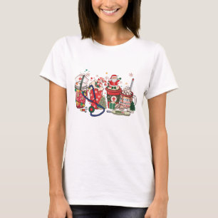 Weihnachtsgetränke Santa Cocoa Hospital Nurse T-Shirt