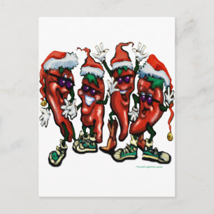 Weihnachtsgewürze Feiertagspostkarte