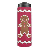Weihnachtsgingerbrot Boy Coffee Tumbler Tasse