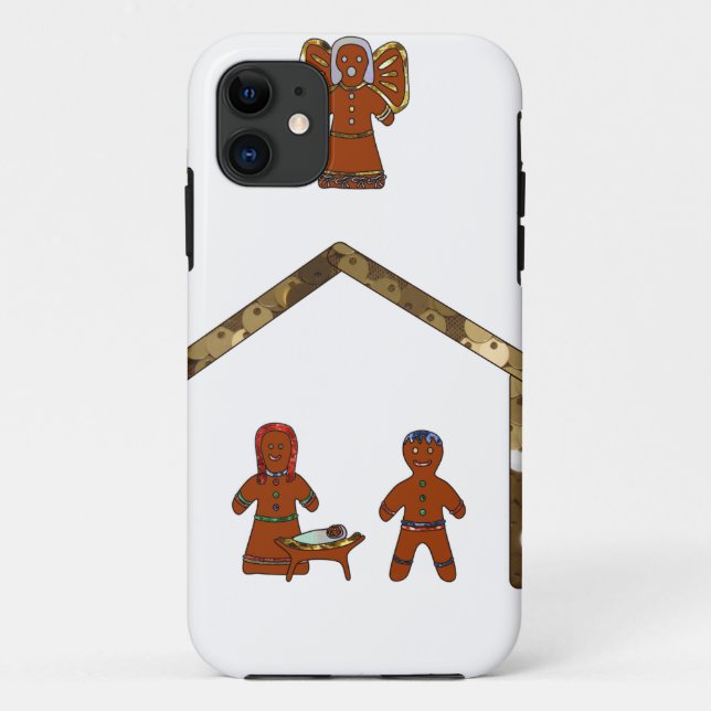 Weihnachtsgingerbrot Case-Mate iPhone Hülle (Rückseite)