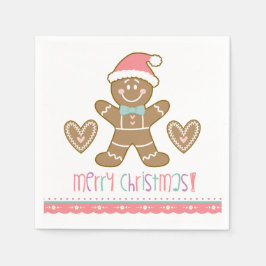 Weihnachtsgingerbrot Cookie Party Napkin Serviette