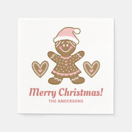 Weihnachtsgingerbrot Cookie Party Napkin Serviette