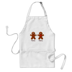 Weihnachtsgingerbrot Couple Schürze