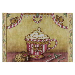 Weihnachtsgingerbrot - Geschenk des Küchenschnitts Schneidebrett