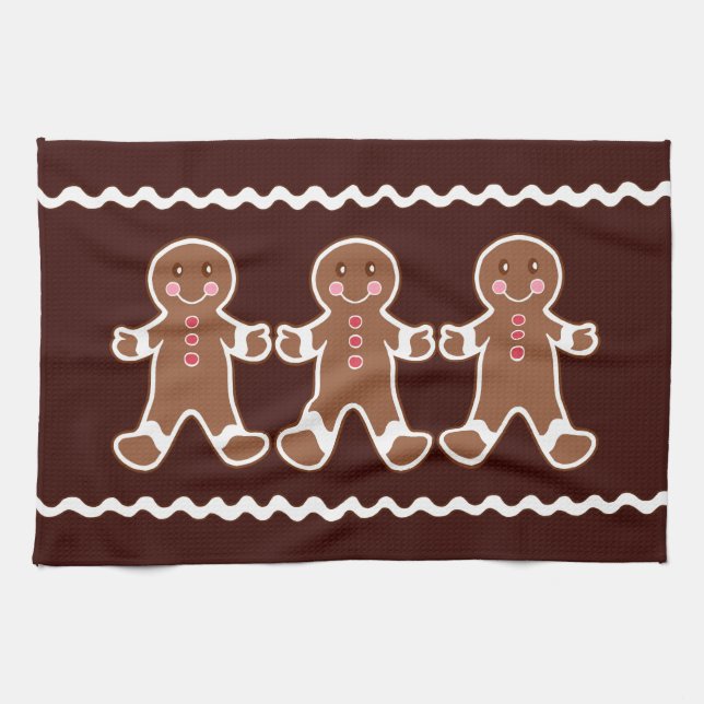 Weihnachtsgingerbrot Küchentücher (Horizontal)