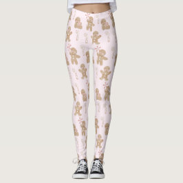 Weihnachtsgingerbrot-Leggings Leggings
