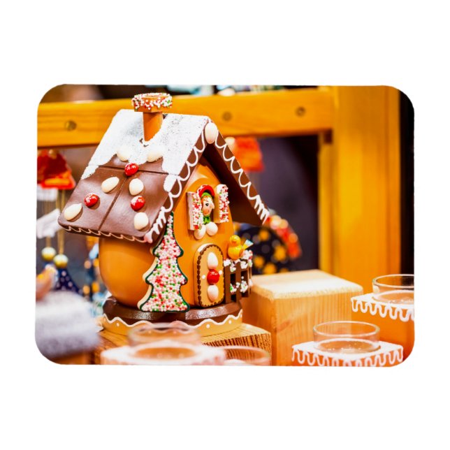 Weihnachtsgingerbrot Magnet (Horizontal)