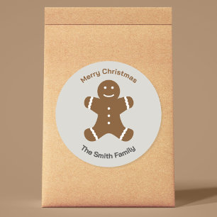 Weihnachtsgingerbrot Man Sticker