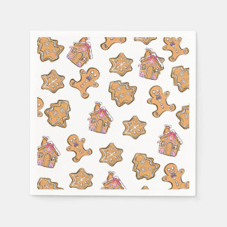 Weihnachtsgingerbrot Mann Party Paper Napkin Serviette