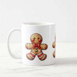 Weihnachtsgingerbrot Männer Kaffeetasse