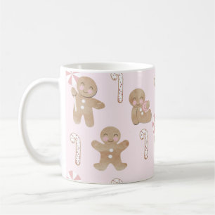Weihnachtsgingerbrot Pink-Tasse Kaffeetasse
