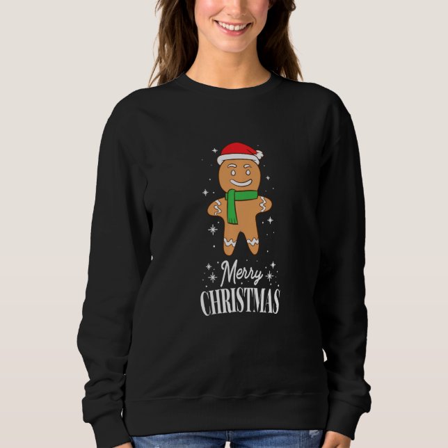 Weihnachtsgingerbrot Sweatshirt (Vorderseite)