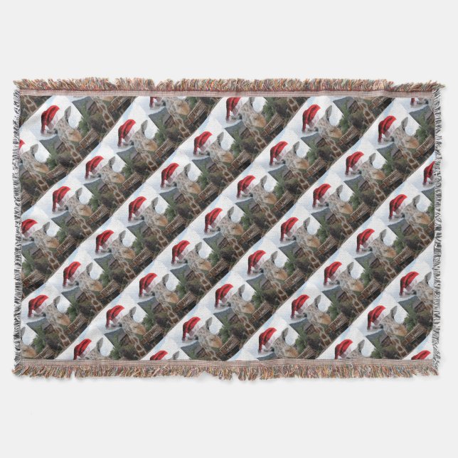 WeihnachtsGiraffe Decke (Vorderseite)