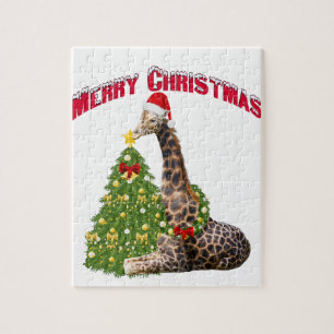 WeihnachtsGiraffe Puzzle