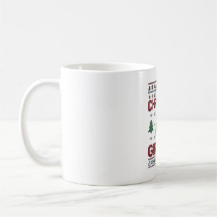 Weihnachtsgiraffe-Schlitten Lustiges Feiertags-T-S Kaffeetasse