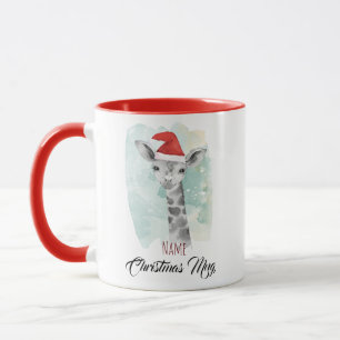 WeihnachtsGiraffe Tasse