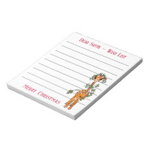 Weihnachtsgiraffe, Weihnachtswunschliste des Weihn