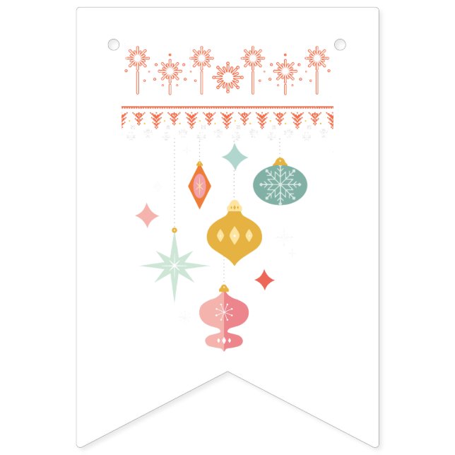 Weihnachtsgirlande-Banner Wimpelkette (Sechste Fahne)