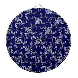 Weihnachtsgirlande Blau, Weihnachtsdekoration, Xma Dartscheibe