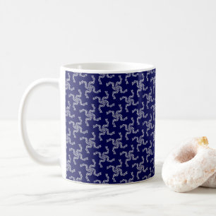 Weihnachtsgirlande Blau, Weihnachtsdekoration, Xma Kaffeetasse