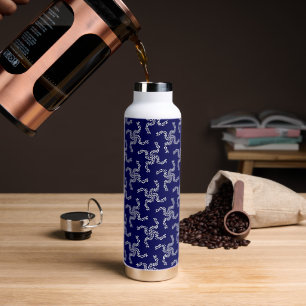 Weihnachtsgirlande Blau, Weihnachtsdekoration, Xma Trinkflasche