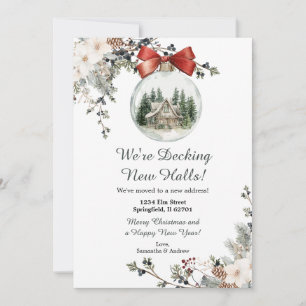 Weihnachtsgirlande Cottage Winter Floral Neues Zuh Einladung