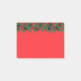 Weihnachtsgirlande Post-it Klebezettel