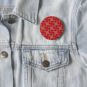 Weihnachtsgirlande Rot, Weihnachtsdekoration, Xmas Button