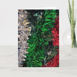 Weihnachtsgirlandekarte Karte