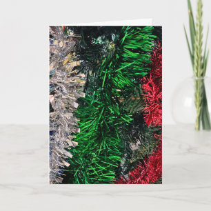 Weihnachtsgirlandekarte Karte