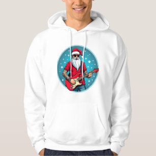 Weihnachtsgitarrist  Rockmusik Weihnachten (2) Hoodie
