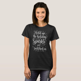 Weihnachtsglanz eingeschaltet T-Shirt