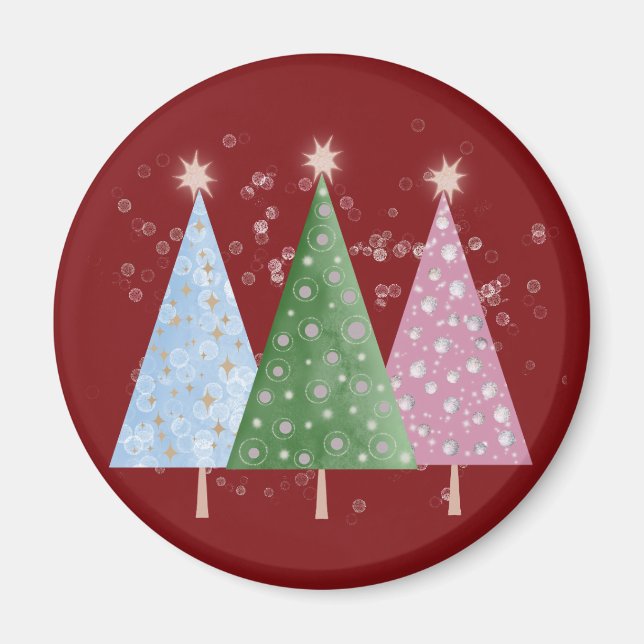 Weihnachtsglanz Magnet (Vorne)