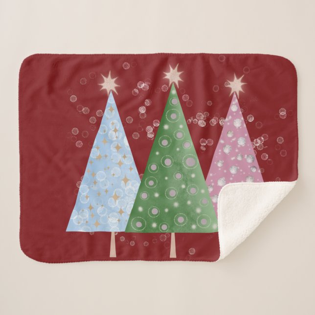 Weihnachtsglanz Sherpadecke (Vorderseite (Horizontal))