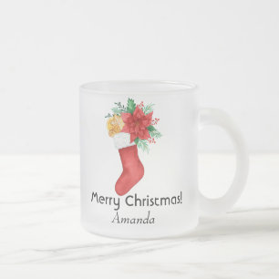 Weihnachtsglas mattierte Liebe Mattglastasse